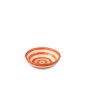 Coupelle en céramique orange 14x14x6 cm